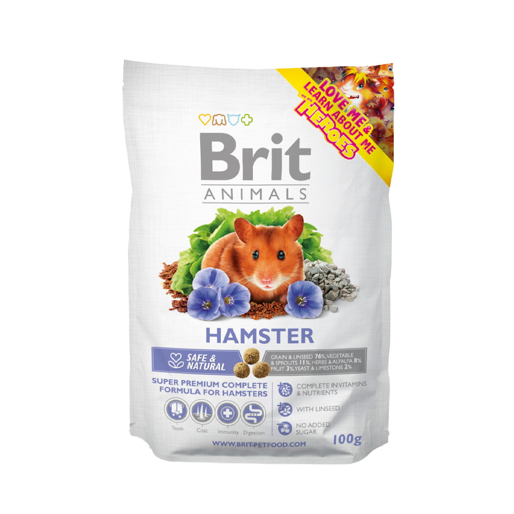 Brit Animals Hamster Complete pokarm dla chomików 100g